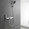 Ensemble de robinet mitigeur de baignoire-douche à effet pluie avec pistolet pulvérisateur portatif