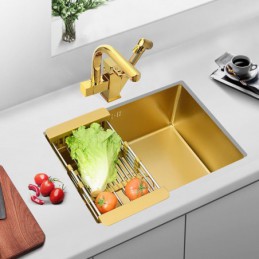 Évier de cuisine sous plan...