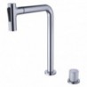 Robinet mitigeur de lavabo de salle de bain moderne à tirette