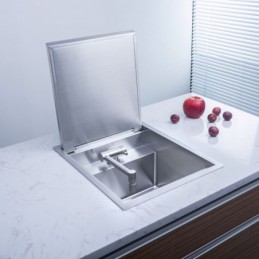 Évier de cuisine dissimulé...