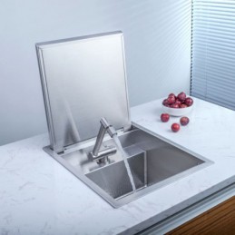 Évier de cuisine dissimulé...