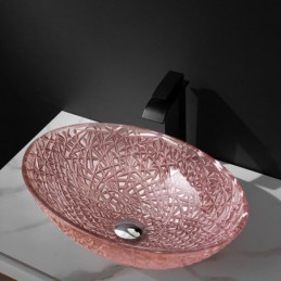 Lavabo ovale de luxe en...