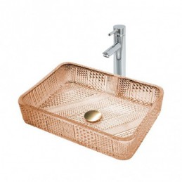 Lavabo carré élégant en...