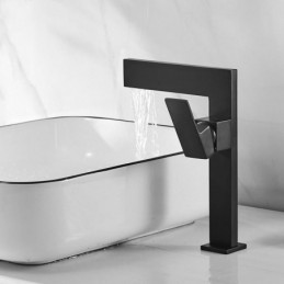 Robinet de lavabo à poignée...