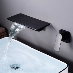 Robinet de lavabo mural en...
