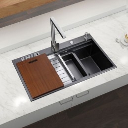 Lavabo de cuisine à deux...