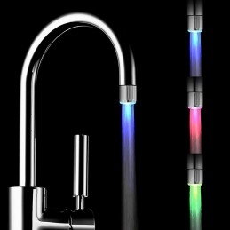 Pommeau de douche à LED...