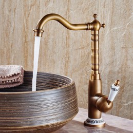 Robinet de bain à poignée...