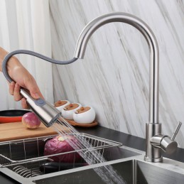 Robinet de cuisine rotatif...