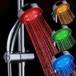 Pommeau de douche à LED à...