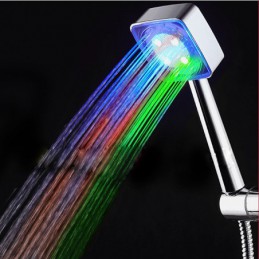 Pommeau de douche à LED à...