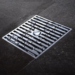 Drain de maison carré 10 cm...