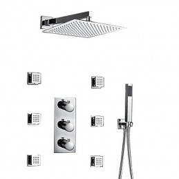 Robinet de douche chromé...