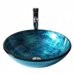Vasque ronde en verre...