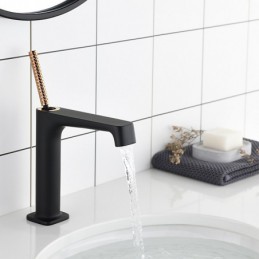 Robinet de lavabo noir...