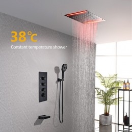 Douche à effet pluie...
