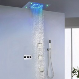 Pommeau de douche à LED de...