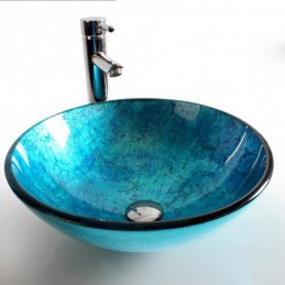 Vasque à poser en verre...