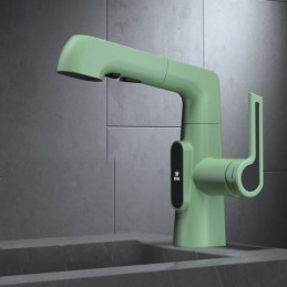 Robinet de Lavabo en Vert...