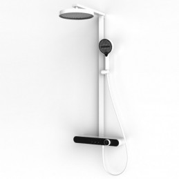 Système de Douche en Blanc...